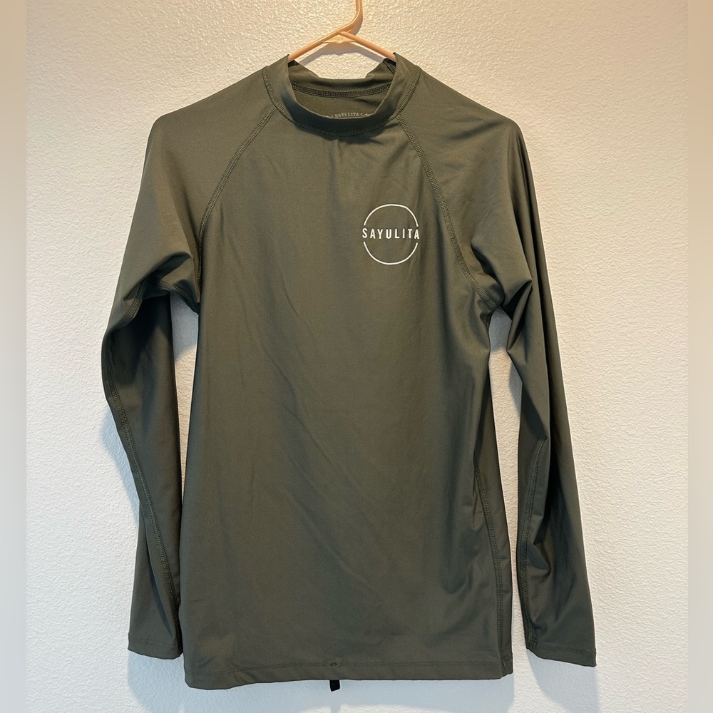Sininen - Sayulita Surf Shop Men's Long Sleeve Rash Guard - Large